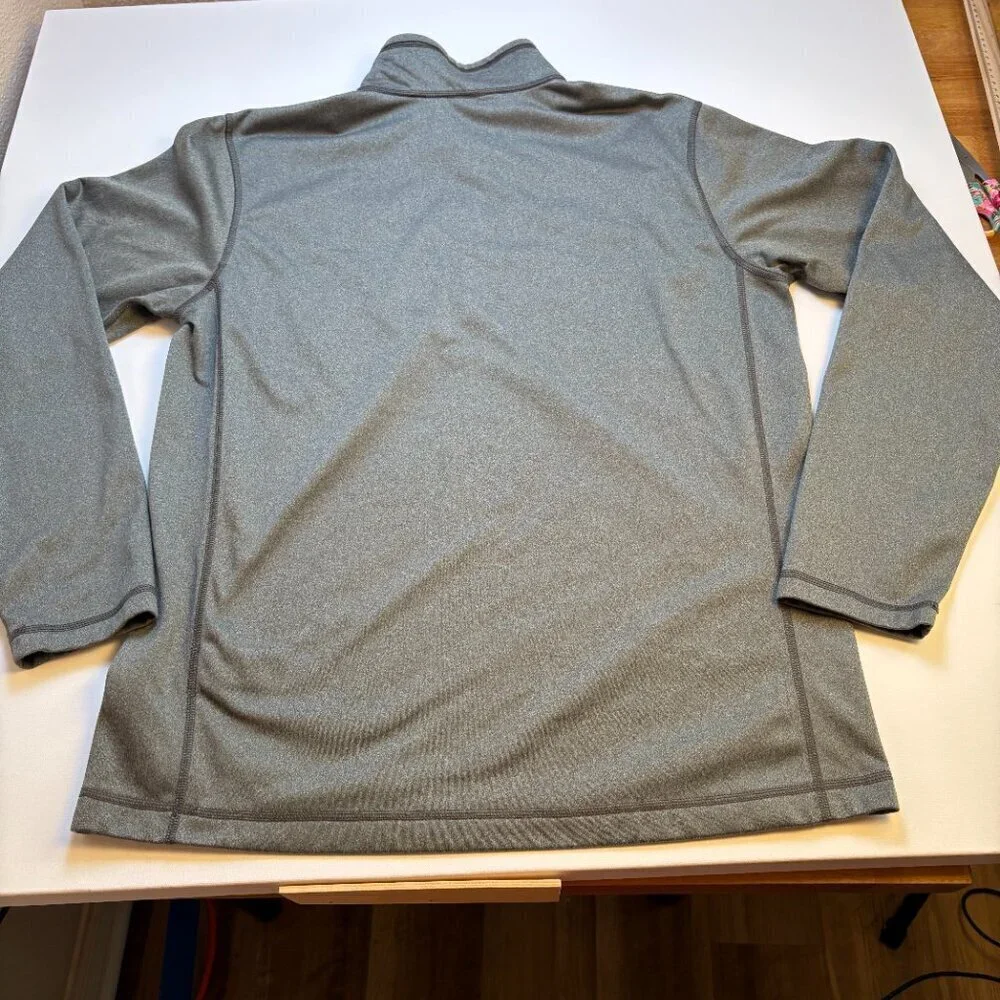 The North Face Quarter-Zip Pullover Christensen Logo Gray Large